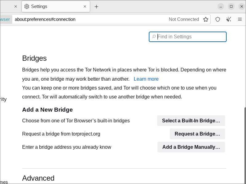 Choose the way a bridge will be provided